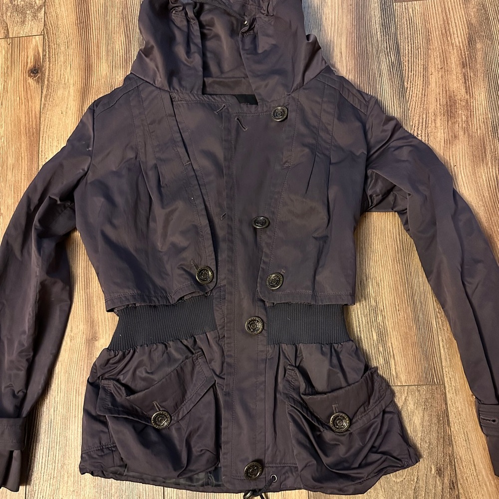 McGinn Knightsbridge metallic gray black jacket